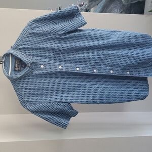American Rag Medium Blue Short Sleeve Button shirt